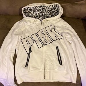 “Pink” Zip up hoodie